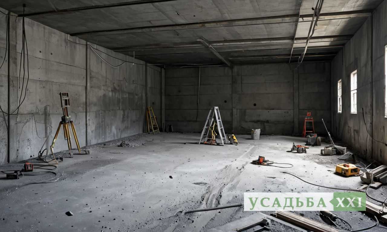 Преимущества полусухой стяжки