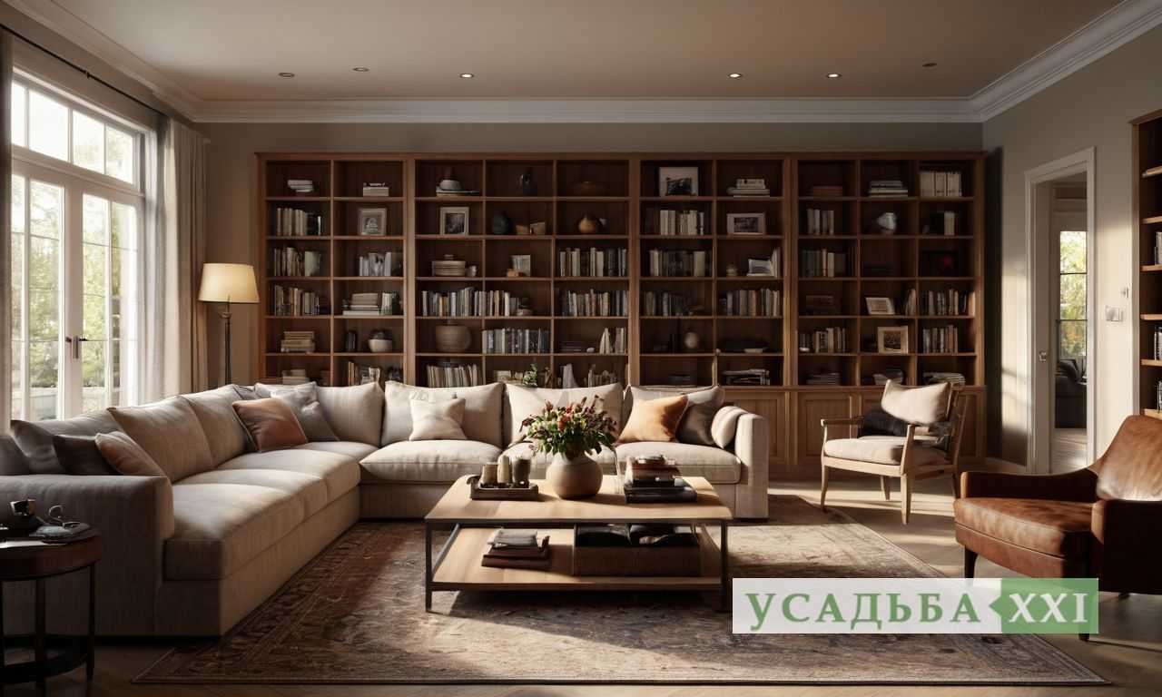 Тон мебели и восприятие масштаба комнаты