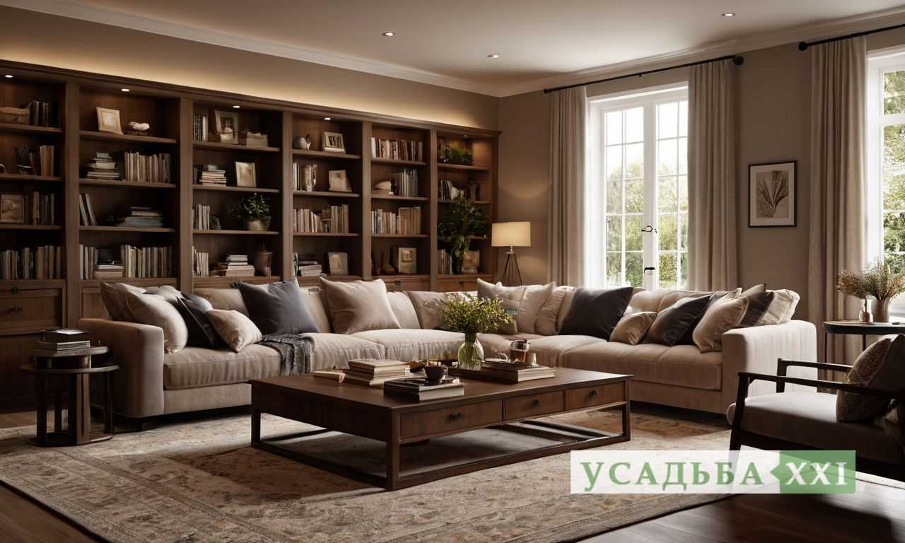 Стеклянные витрины для гостиной