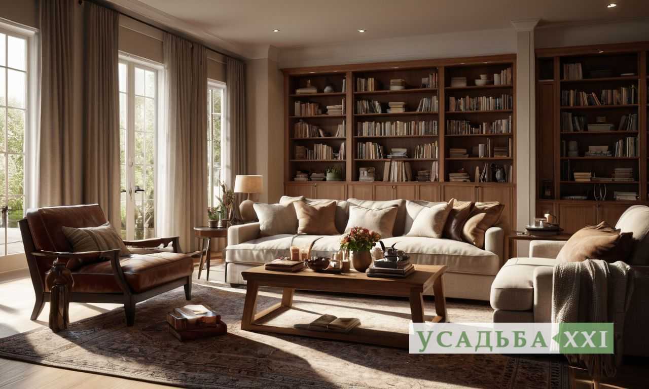 Сочетание материалов и цветов