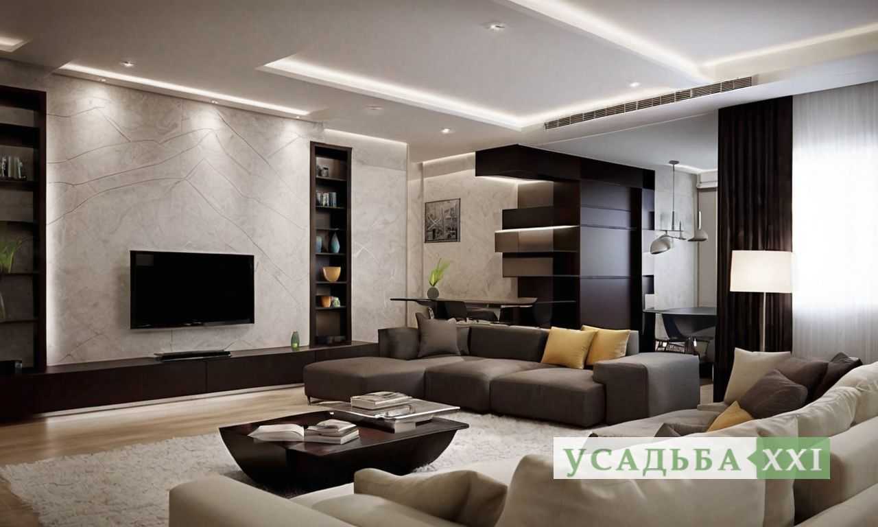 Создание функциональных зон с помощью вертикальных конструкций