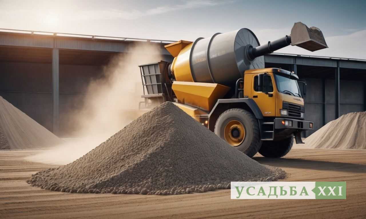 Заливка бетона