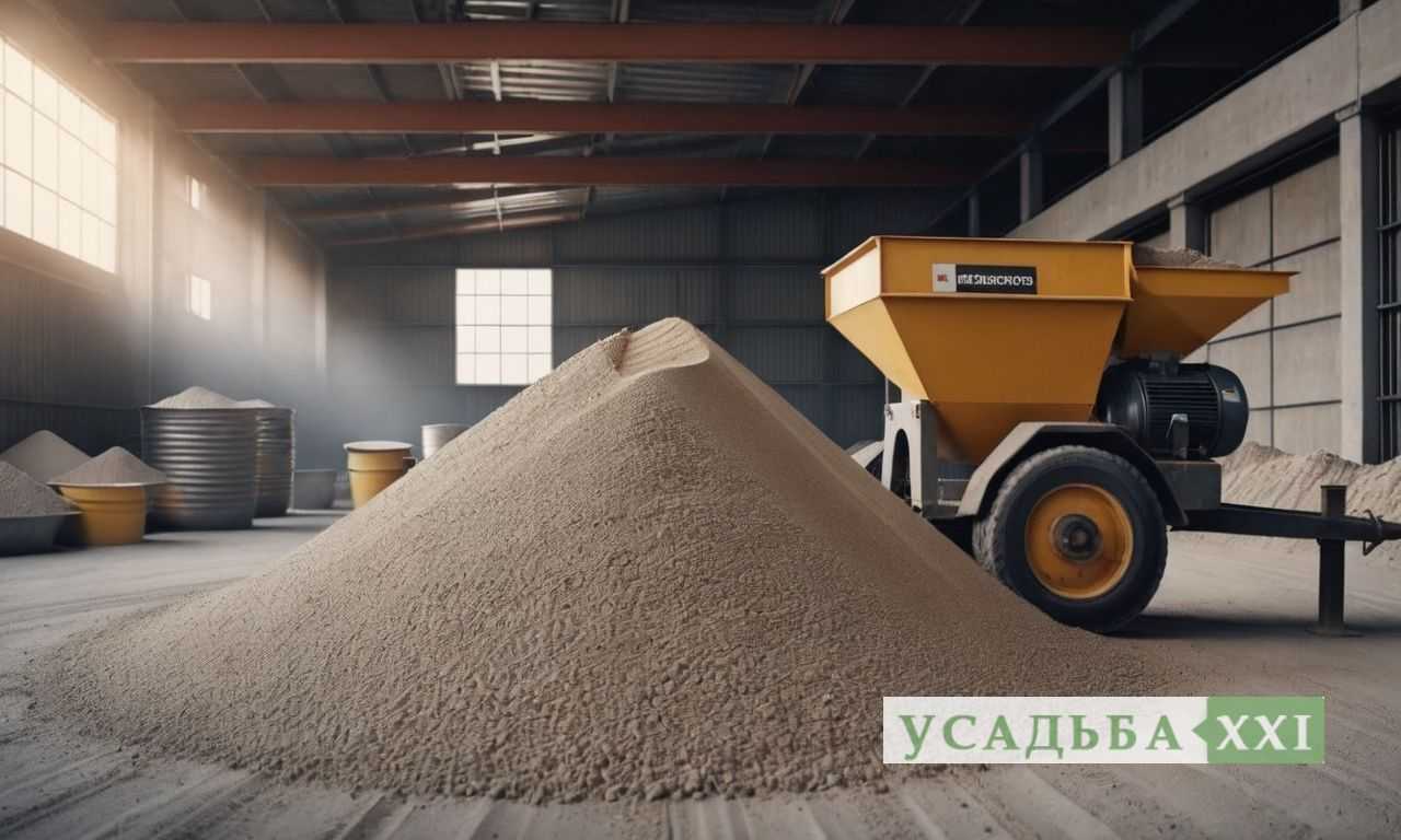 Устройство подушки из песка и щебня для основания