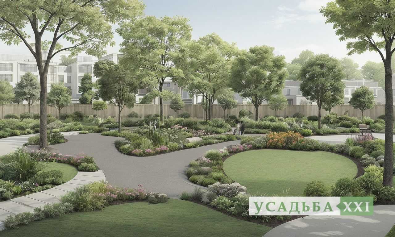 1. Злаки как фон для других растений