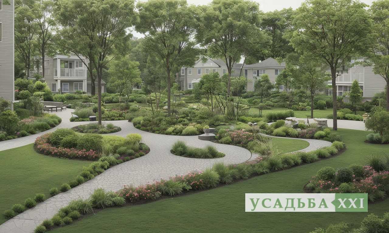 Средние кустарники и их роль в композиции