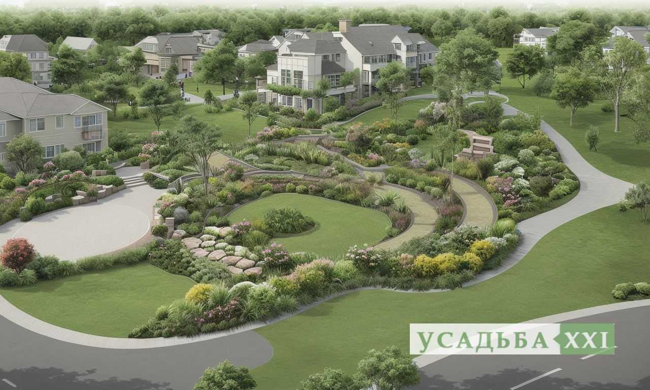 Многолетники в английском саду