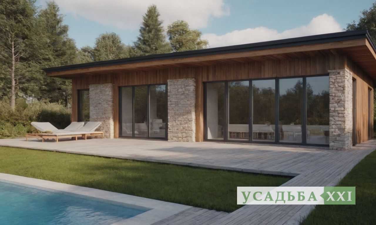 Комбинированный ремонт фасада