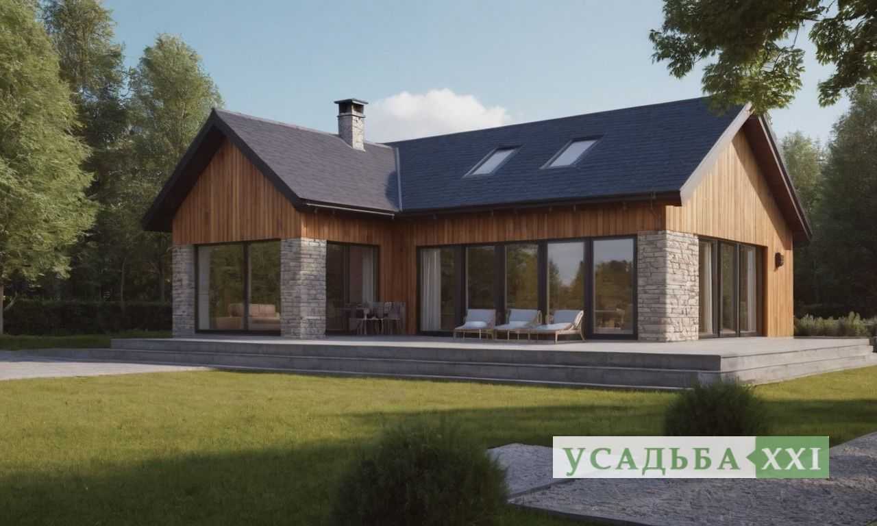 Совмещение цоколя с вентилируемым фасадом