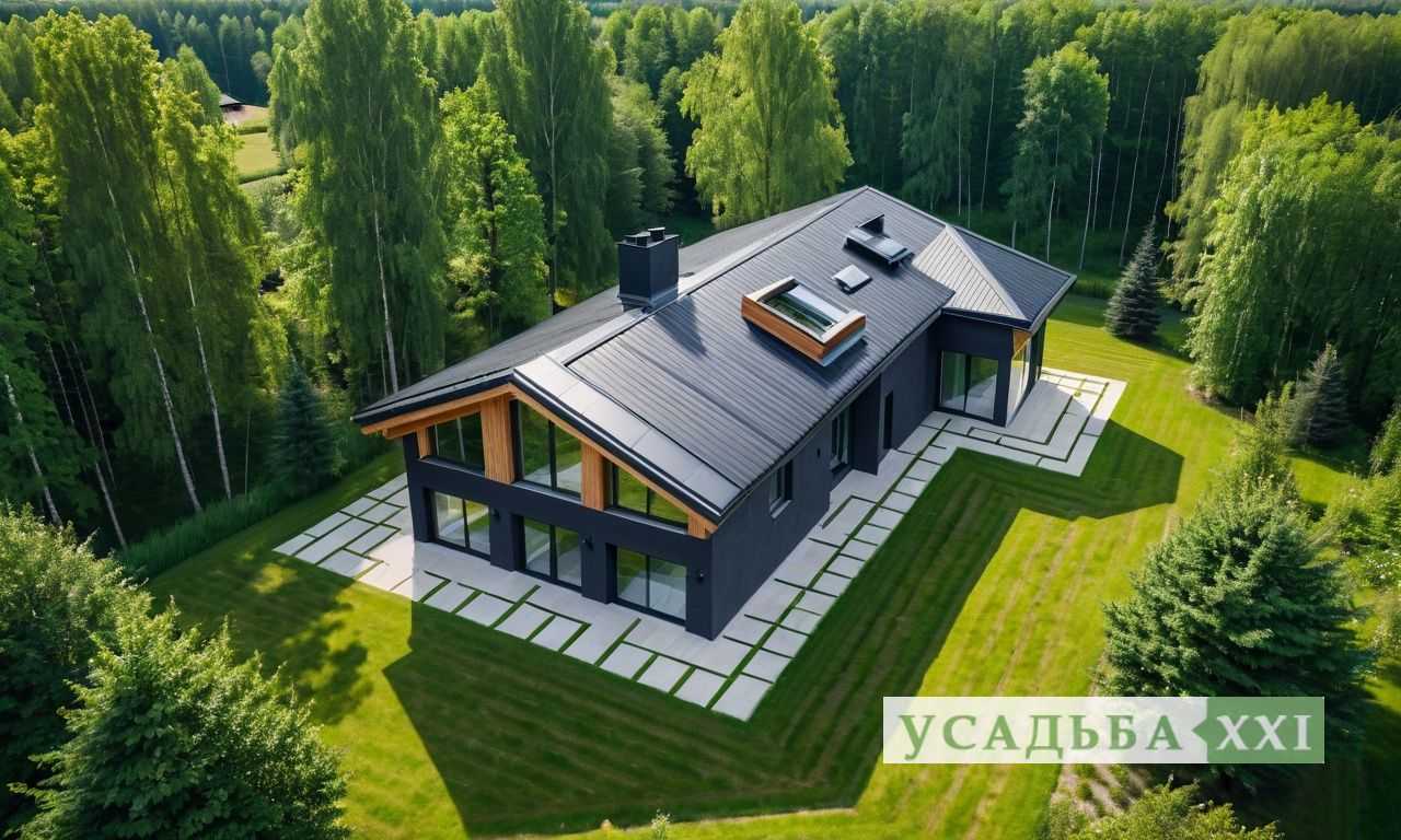 Монтаж заземляющих стержней на плоской крыше