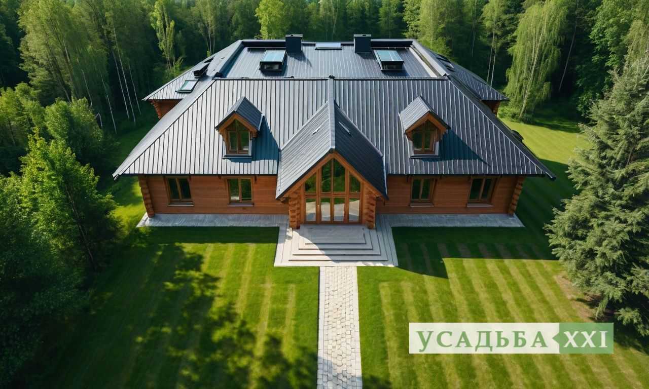 Ремонт кровли с несколькими скатами