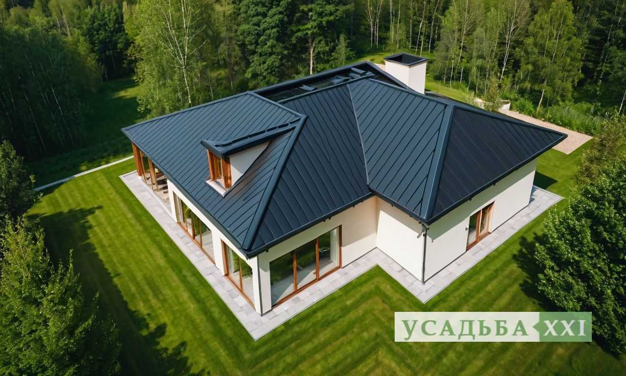 Кровля из алюминиевых панелей - лёгкость и надёжность