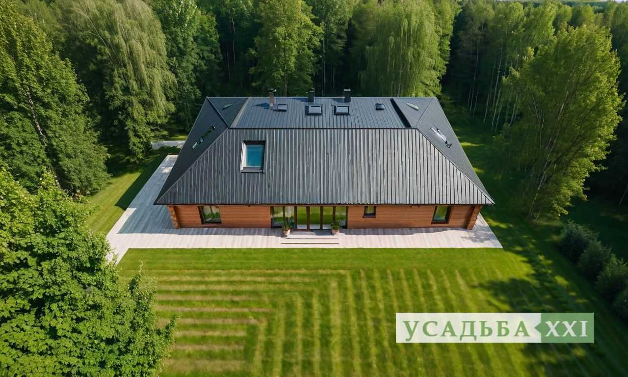 Установка кровли на гараже