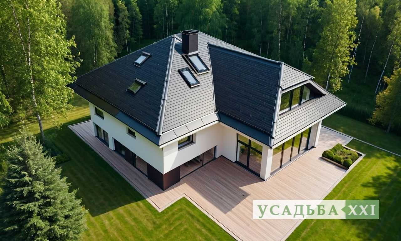 Восстановление кровли на крыше с мансардой