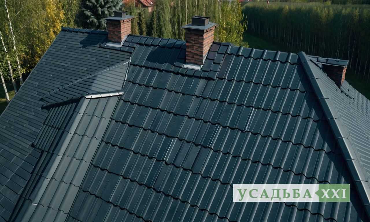 Монтаж молниезащиты на крышах с металлической кровлей