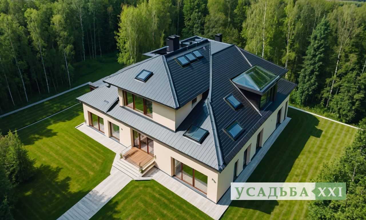 Как установить водоотводные трубы на зелёной кровле