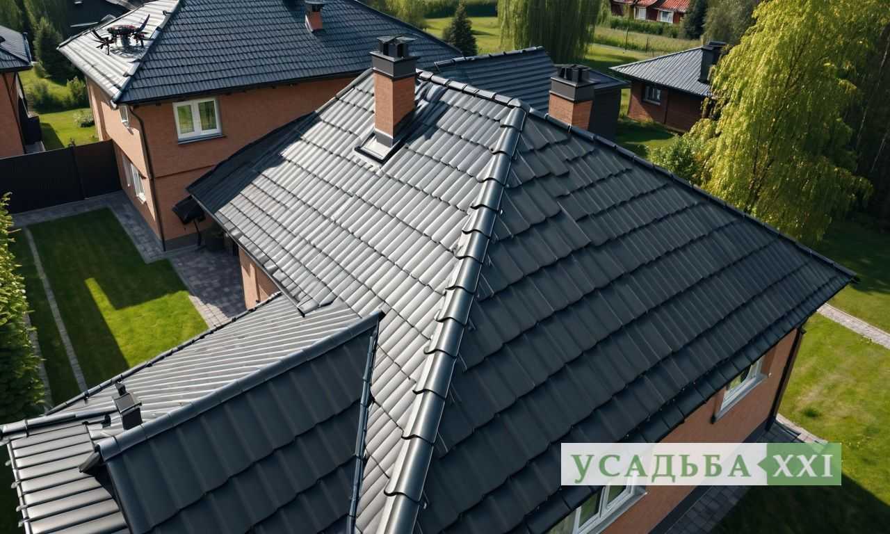 Монтаж молниезащиты на крышах с металлической кровлей