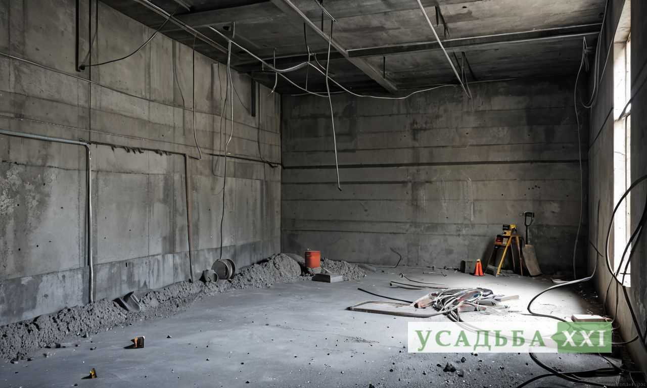 Подготовка помещения и инструментов для монтажа перегородок