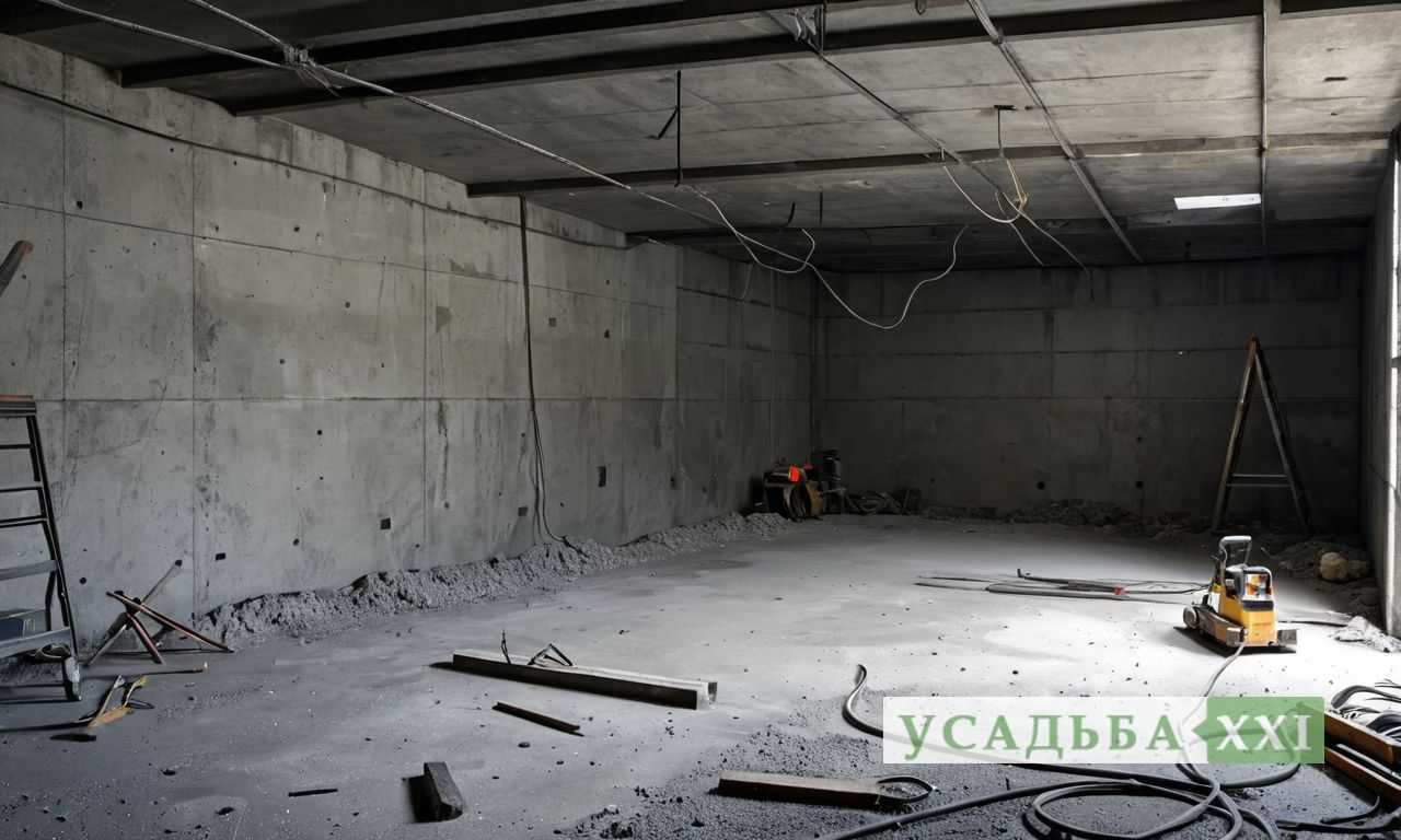 Выравнивание пола под ламинат