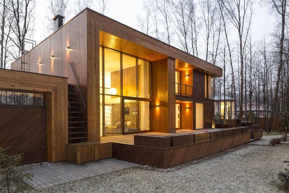 Деревянные фасады в модернистском стиле: вдохновение и идеи