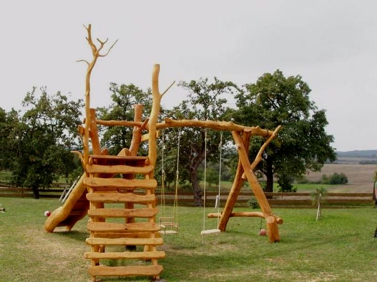 Деревянные детские качели. Как построить деревянные детские качели на даче своими руками