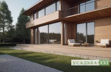 Монтаж фасада с деревянными панелями в сложных климатических условиях