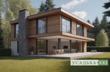 Ремонт фасада с декоративными вставками из металла