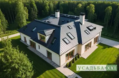 Преимущества металлической кровли для частного дома