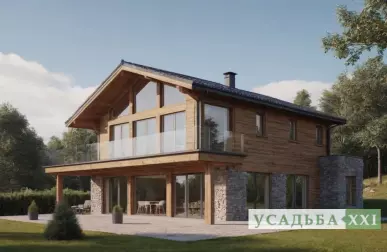 Декоративный фасад с барельефами