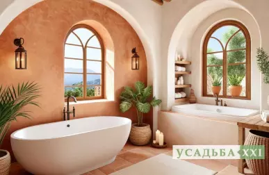 Цветные ванны: модные решения