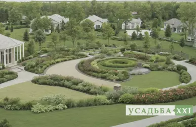 Сочетание полутеневых многолетников