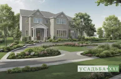 Крупные листья в теневом саду