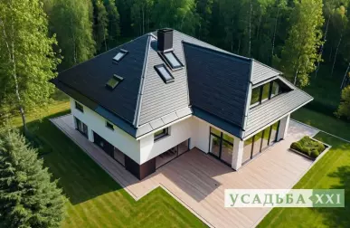 Монтаж заземления на крышах с металлической и гибкой черепицей