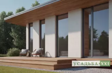 Балконы с декоративными панелями