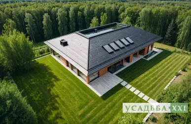 Мягкая кровля для плоских крыш