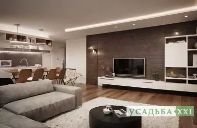 Центрированные композиции в премиальных гостиных