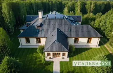 Установка водосточной системы на доме с декоративными элементами