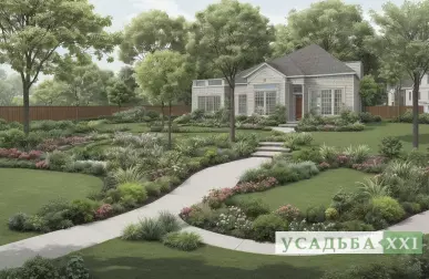 Как сочетать полутеневые и теневые растения